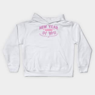 New Year Same Hot Mess Kids Hoodie